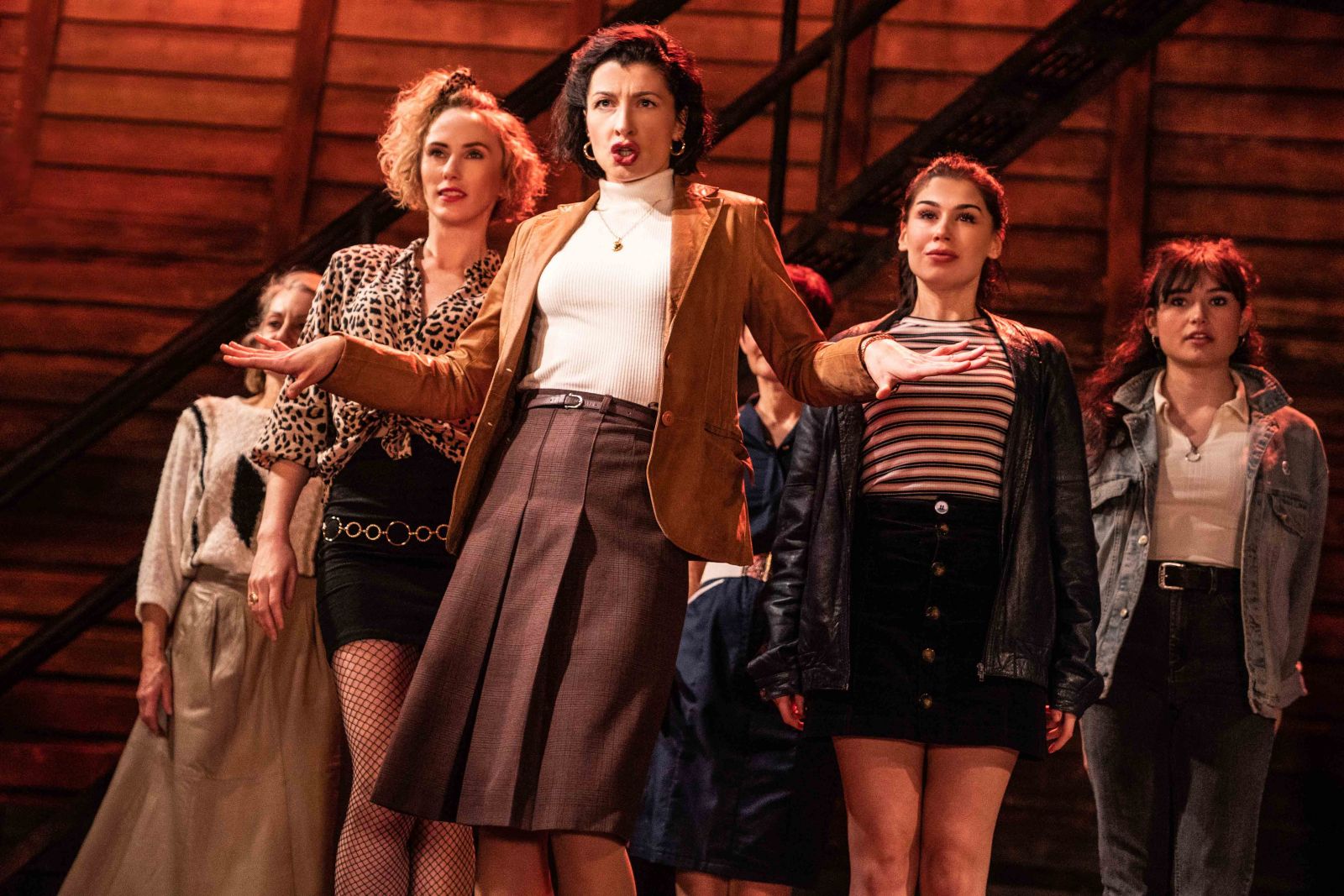 Frances McNamee (Meg Dawson) and Company in THE LAST SHIP. Photo: Matthew Murphy